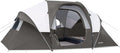 HIKERGARDEN 10 Person Camping Tent - Portable Easy Set Up Family Tent for Camp Windproof Fabric Dome Tent Outdoor for Hiking Backpacking Traveling-14'x11'x74in(H)