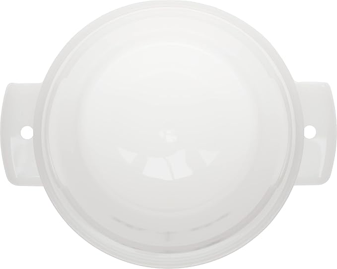 Carlisle FoodService Products Storplus Round Food Storage Container with Stackable Design for Catering Buffets Restaurants Polyethylene (Pe) 1 Quart White