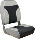Springfield Marine 1040663 Gray/Charcoal Economy Folding High Back Chair
