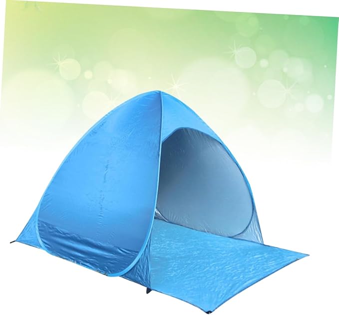 1Pc Automatic Beach Tent Sunshade Lightweight Pop Up Tent for Outdoor Activities Portable Camping Shelter for Beach Parties Durable UV Protection Easy to Carry