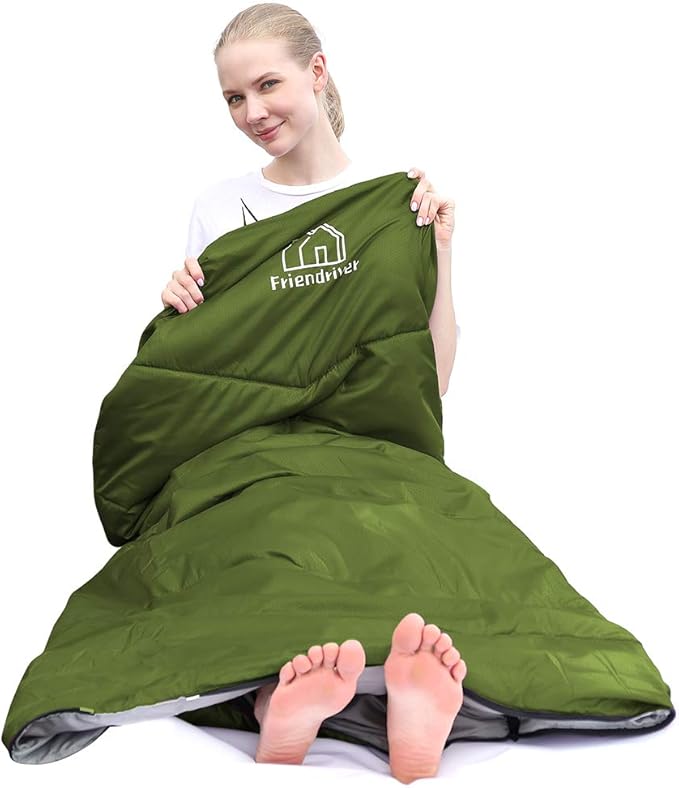 XL Size Upgraded Version of Camping Sleeping Bag 4 Seasons Warm and Cool Lighter Weight Adults and Children Can Use Waterproof Camping Bag Travel and Outdoor Activities
