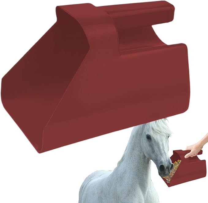 Pet Food Scoop – Industrial Strength Utility Scooper Easy Pour Design Large Volume Handle | Dry Feed Dispensing Livestock Care Ranch Farm Homestead Kitchen and Storage Use