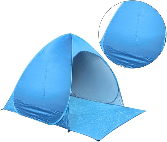 1Pc Automatic Beach Tent Sunshade Lightweight Pop Up Tent for Outdoor Activities Portable Camping Shelter for Beach Parties Durable UV Protection Easy to Carry