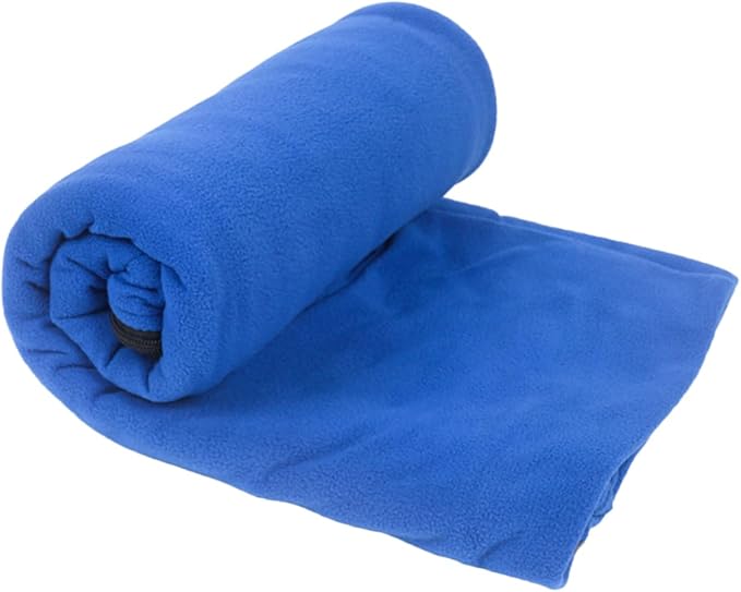 Hemoton Double-Sided Fleece Sleeping Bag Lightweight Portable Camping Blanket for Adults Wear-Resistant Travel Sleep Sack for Outdoor Adventures and Naptime