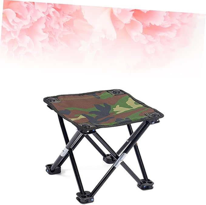 BESPORTBLE Portable Camouflage Fishing Chair Large Folding Stool for Camping Hiking and Lightweight and Sturdy Outdoor Gear