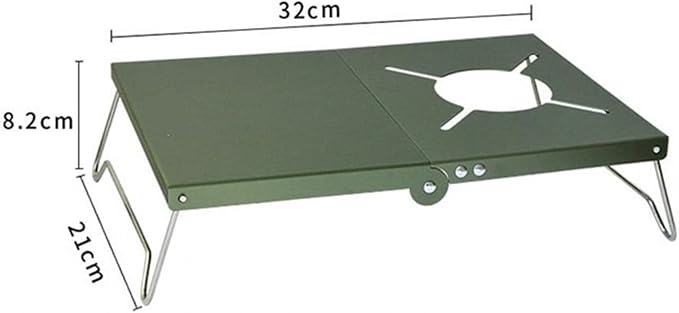 Camp Table Universal Stove Wind-Proof Camping Foldable Picnic Saves Space Folding Insulation BBQ for Outdoor