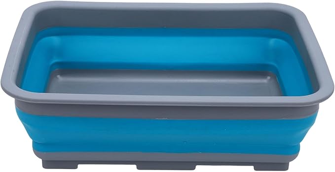 Haofy Collapsible Dish Tub Foldable Wash Basin with Lightweight Portable Design for Camping Picnics Kitchen RV Boat