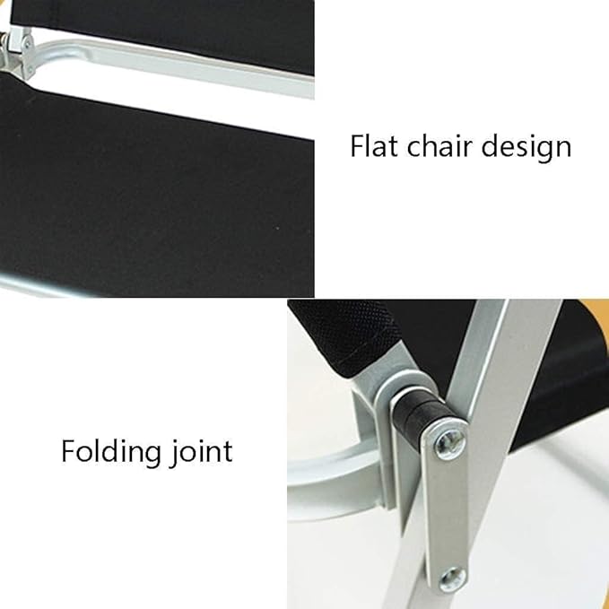 New Beach Chair Aluminum Alloy Low Chair Outdoor Leisure Camping Chair Folding Fishing Chair Portable Camping Chair Portable Chair for Camping Expedition Ergonomic Camping Chair