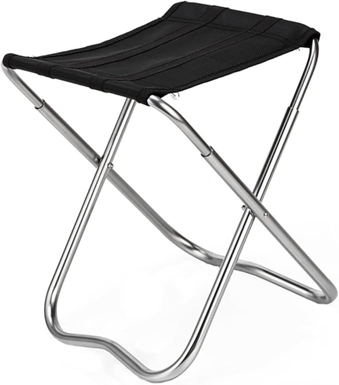 BESTOYARD Fishing Chair Portable Folding Camping Stool Easy Setup for Outdoor Hiking Beach BBQ Patio Garden Heavy Duty Bright for Night