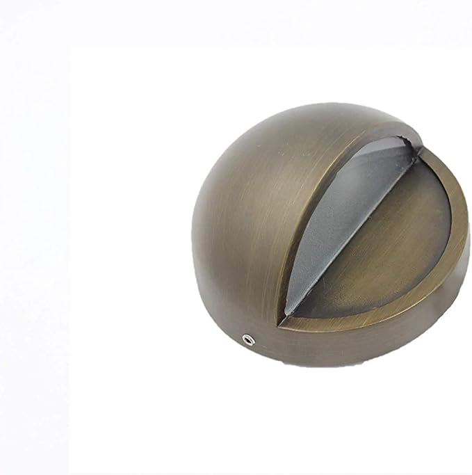 Ironsmith Lighting Products Solid Brass Puck Light Fixture - Oil Rubbed Bronze Finish Efficient 12 Volt 2 Watt LED Light Bulb Halogen and LED Lamp Compatible - Outdoor Landscape Lighting