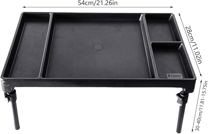 Picnics Hiking Fishing Table with Extendable Leg Folding Baits Tables Portable Picnics Desk for Outdoor Cooking Hiking