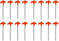 8 Screw in Tent Stakes Threaded Tent SpikesTent Stakes Heavy DutyCamping Stakes Ground Stakes for Outdoor Camping (16 Pcs Without Bag)