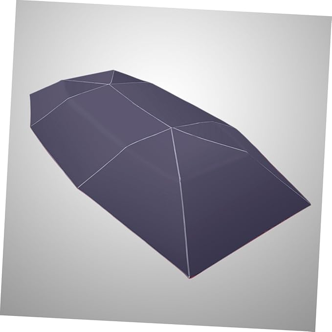 Unomor Car Roof Shade Tarp Durable Black Canopy Awning for Outdoor Sun Shelter UV Stabilized for Garden Patio and Balcony Use