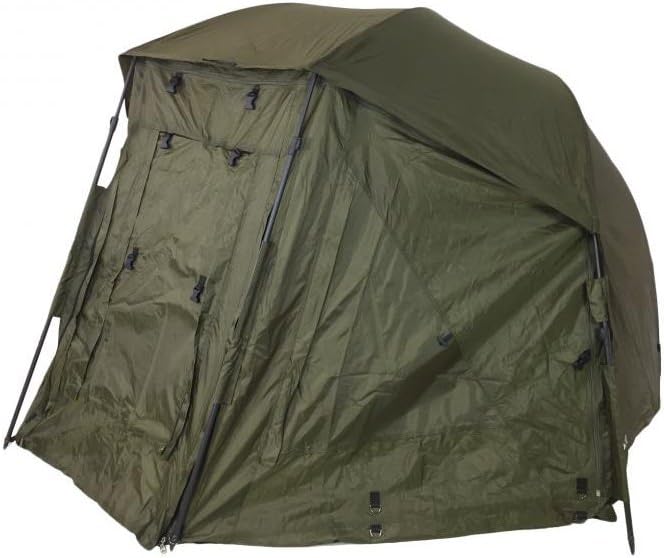 Fishing Tent by Sedco - Brolly Bivvy Tent 3500 water column - Hydrostatic Head Loose Based Quick Shelter Carp Alu Frame perfect for Outdoor Camping Fishing Picnic Park Bivvy Bag 2 Man Bivvy