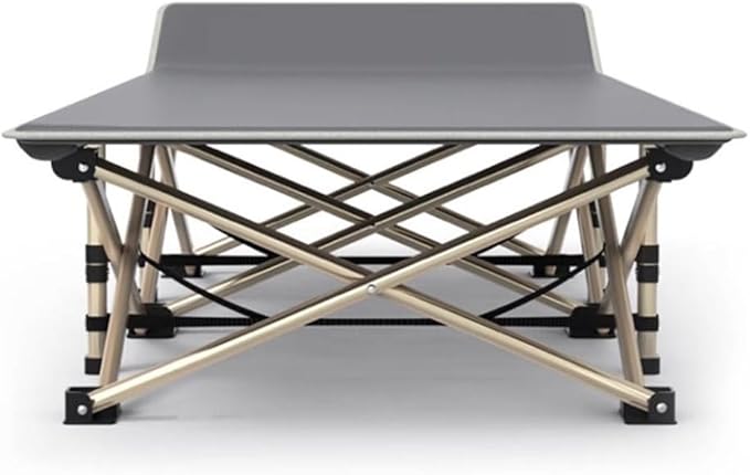 Folding Bed Multifunctional Folding Bed Single Chair for Office Nap Simple and Portable March Bed for Adults Camping Bed (Medium)