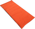 PRETYZOOM Portable Fleece for Adults with Adjustable Zipper Breathable Design Multifunctional Linkable Envelope Style for Camping Hiking Outdoor Travel with Compact Storage Bag Orange