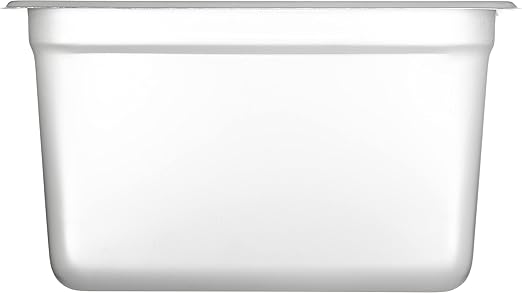 Carlisle FoodService Products Durapan Stainless Steel Pan 1/4 Size Hotel Pan for Catering Buffets Restaurants Stainless Steel 6 Inches Deep Silver (Pack of 6)
