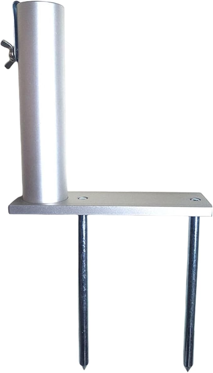 Reinforced Heavy Gauges Ground Anchors Stake with Anticorrosion Coating Suitable for Permanent Garden Umbrella Aluminum Patios Umbrella Ground Spikes