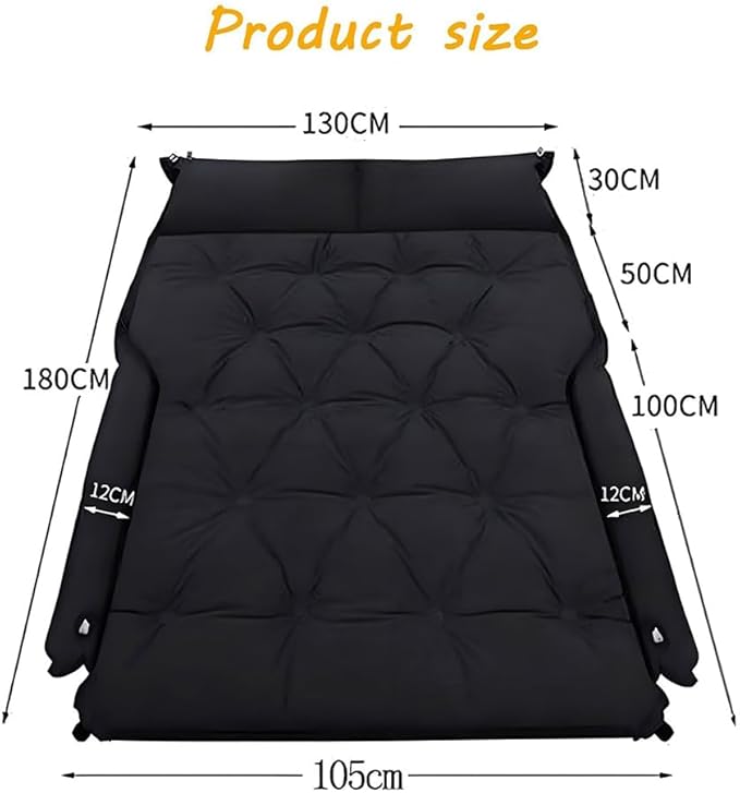 Car Inflatable Mattress for Tahoe GMC Yukon 2015-2020Folding Air Bed Cushion Outdoor Camping Travel Portable Sleeping Pad Car AccessoriesE
