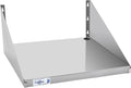 Profeeshaw Stainless Steel Microwave Shelf 24x24 Heavy Duty Wall Mounted Floating Shelf NSF Certified Appliance Rack for Commercial &amp Home Kitchens Restaurants Hotels Bars