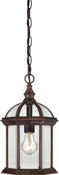 Nuvo Lighting 60/4978 Traditional One Light Hanging Lantern from Boxwood collection in Bronze/Dark finish