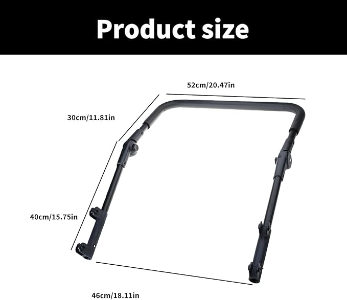 Camping Gear Folding Cart Push Handle Extendable Holder Extendable Holder Easy to Use for Wagons Cart Beach Shopping Cart