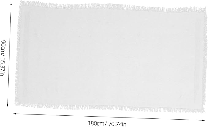 HANABASS White Picnic Blanket Thick Outdoor Beach Mat for Camping Relaxation Damp Rug for Multi Scene Use