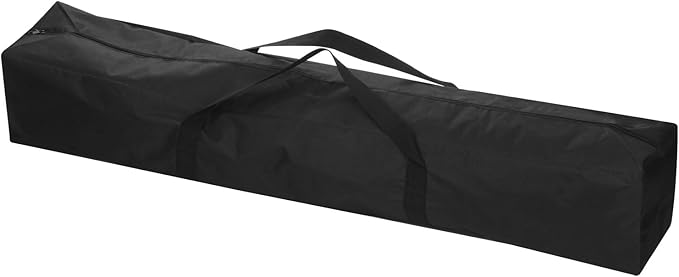 PATIKIL 55 Inch Camp Chair Replacement Bag Nylon Foldable Carrying Bag Zippered Bag with Shoulder Strap for Camping Tent Travel Black