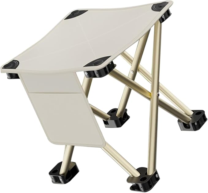 TOYANDONA Portable Folding Stool for Camping and Outdoor Use Lightweight Compact and Easy to Carry for Fishing Hiking Travel and Picnics Versatile Space-Saving Design Weight Capacity
