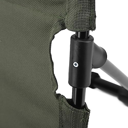 Zerodis Portable Folding Beach Lounge Chair with Backrest - Vibrant Design Oversized Zippered Pocket - Easy to Unfold 600D Oxford Cloth 7075 Aluminum Alloy (Army Green)