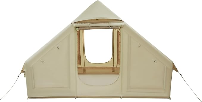 Instant Cabin Tents 3-4 Person Camping Tent with 2 Door 6 Windows Large Family Cabin Tents Waterproof Portable Glamping Tent for Outdoor Camping Hiking and Backpacking