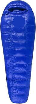 Sleeping Bag White Goose Down Sleeping Bag Camping Filled Men Warm for Travel Hiking for Adult(Blue 400g)