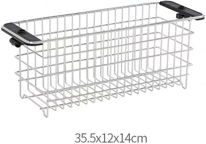 Stainless Steel Drain Basket for IGT Table 0. Unit for Durable Steel Mesh Folding Camping Table Accessory with Storage Expansion Outdoor Table Organizer(deep Basket)