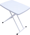 Folding Dining Table Portable Folding Table Plastic Outdoor Desk Lightweight for Camping Picnic and Home Use