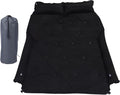 SUV Air Mattress 5cm Thickness Soft Suede Inflatable Car Bed with Side Guard for Mid Large SUV Minivan Truck (Black)
