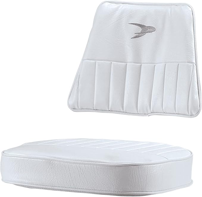 Wise 8WD015-2-710 Standard Pilot Chair Cushion SetWhite