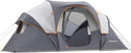 HIKERGARDEN 10 Person Camping Tent - Portable Easy Set Up Family Tent for Camp Windproof Fabric Dome Tent Outdoor for Hiking Backpacking Traveling-14'x11'x74in(H)