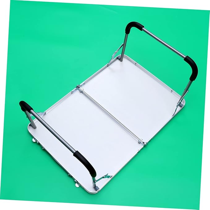 Aluminum Alloy Folding Table Compact BBQ Camping Desk Portable Computer Desk Easy to Carry Store