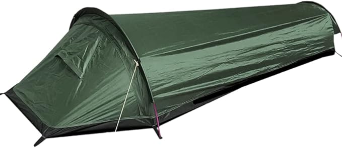 Backpacking TentHUIOP Backpacking Tent Outdoor Camping Sleeping Bag Tent Lightweight Single Person Tent