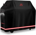 Turtle Life BBQ Grill Cover70 Inch Heavy Duty Waterproof 5-6 Burner Barbecue Gas Grill Covers for Weber Genesis Summit Char-Broil Deluxe Black