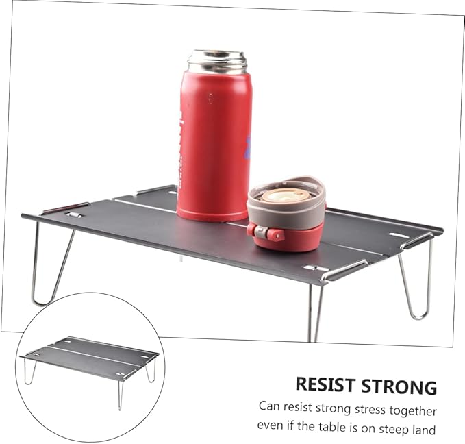 Portable Folding Camping Table Lightweight Travel Picnic Table for Hiking Outdoor BBQ and Picnics Easy to up Compact Design