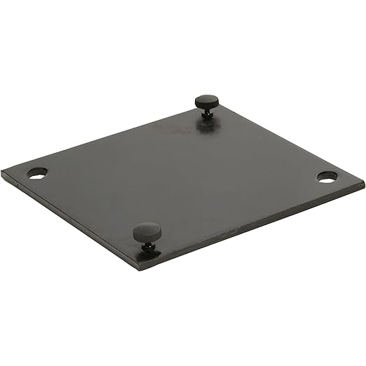 Eagle 1731BASE Steel Weighted Base 10 Length x 10 Width x 3-3/4 Height for 1731 and 1733 Bollard Posts