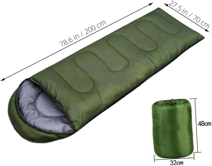 Camping Sleeping Bags for Adults Mummy Bag Pouch Warm Lightweight for Outdoor Activities