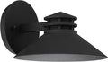 WAC Lighting dweLED Sodor 8in LED Indoor and Outdoor Wall Light 3000K in Black