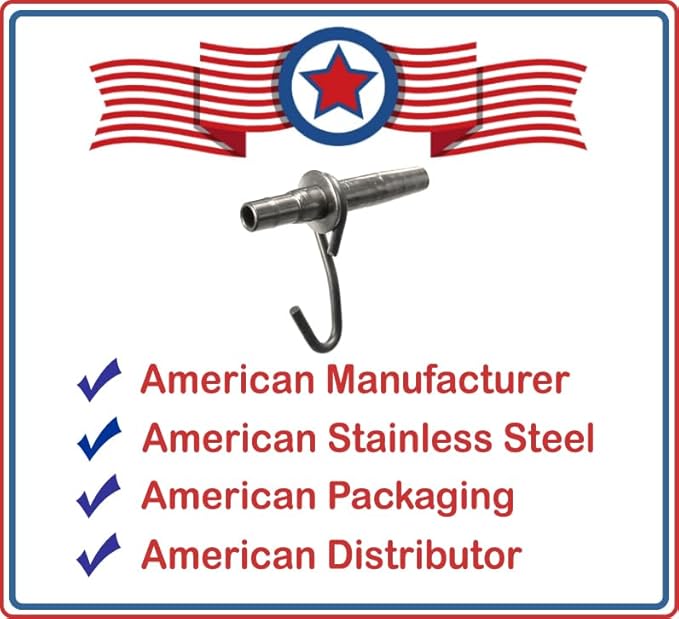 5/16 UNIVERSAL Stainless Steel Maple Spouts with Hooks – Premium Tapping Spiles for Collecting Sap &amp Making Maple Syrup (10)