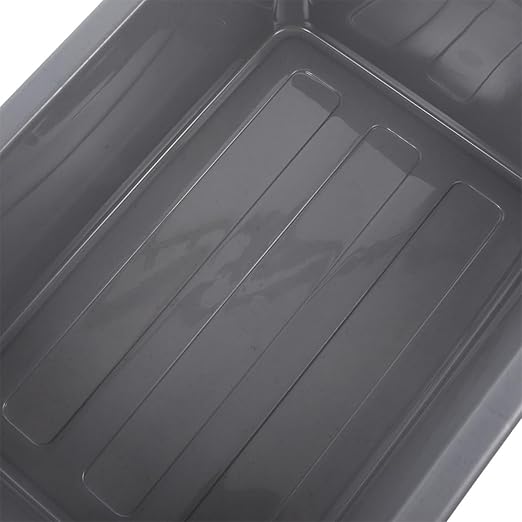 Vaguelly 2pcs Restaurant Commercial Bus Tubs 34x23.8x10.9cm Rectangular Plastic Storage Bins for Food and Dish Transport Utility Tote Baskets for Kitchen and Food Service Use