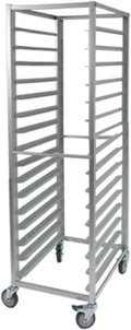 Quick Rack for Baking Pans15-Layer Aluminum Bread Pan Rack Commercial Kitchen Baking Tray Storage for Food Service Bakeries &amp Restaurants - 155x65x47cm Durable &amp Quick Access