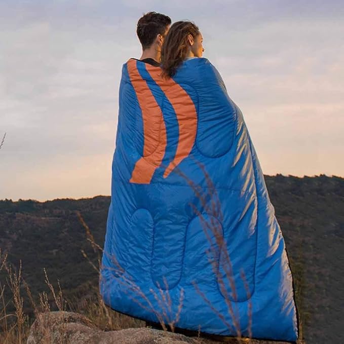 Camping Sleeping Bag Portable Splicing Envelope Backpacking Sleeping Bag for Outdoor Traveling Hiking