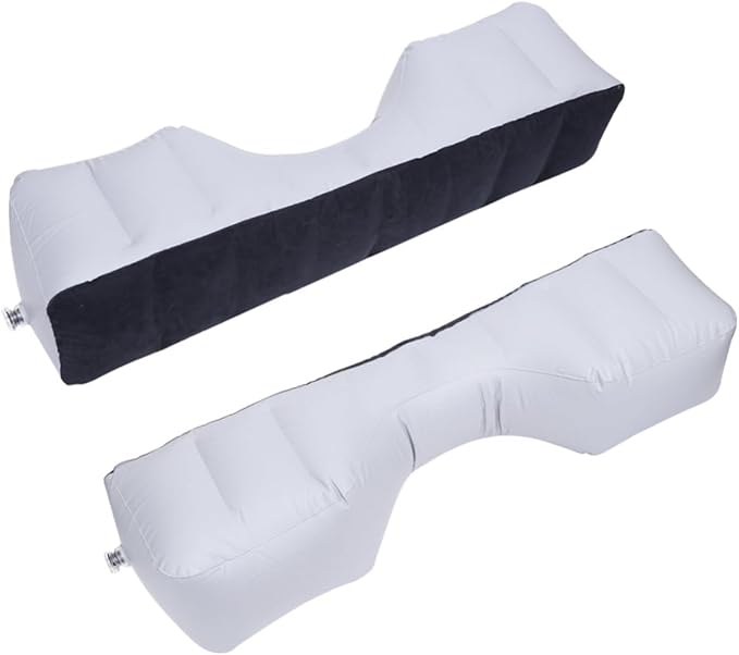 Totority Inflatable Car Travel Air Bed Mattress Lightweight Portable Rear Seat Sleeping Pad Durable Camping Travel Bed for Car Models Easy to Clean and Comfortable Random Color