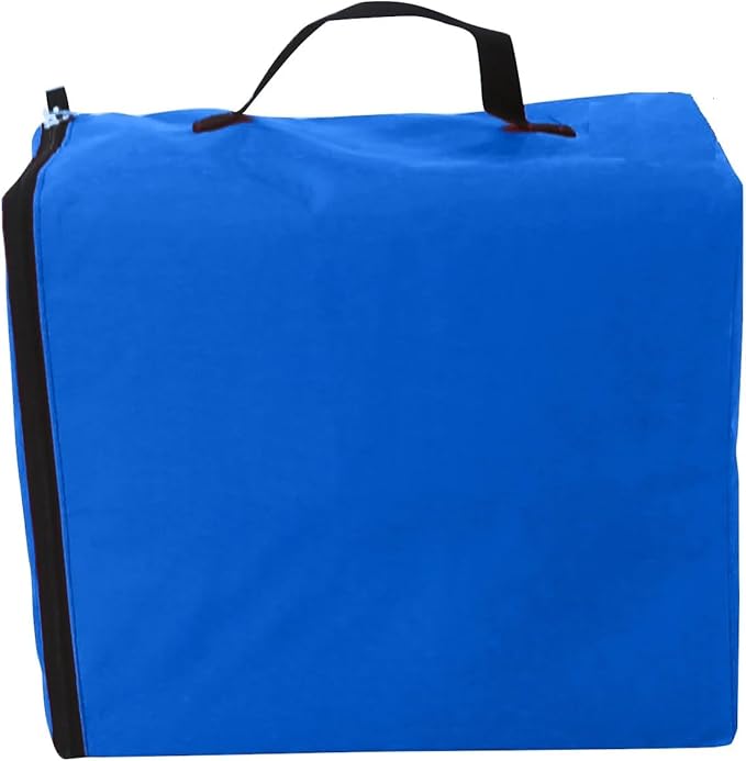 10' x 10' Instant Slant Leg Pop up Canopy Replacement Top Blue Polyester 50+ UV Protection 96 L x 96 W